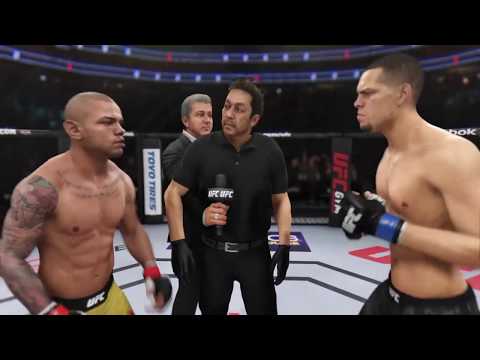 Thiago Alves versus Nate Diaz (CPU vs CPU)