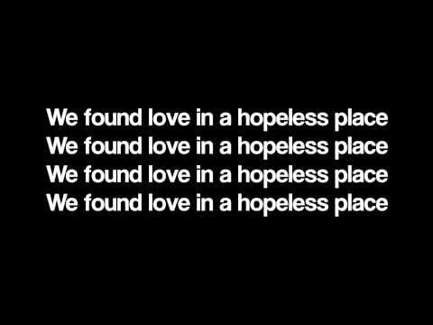 Rihanna - We Found Love (LYRICS)