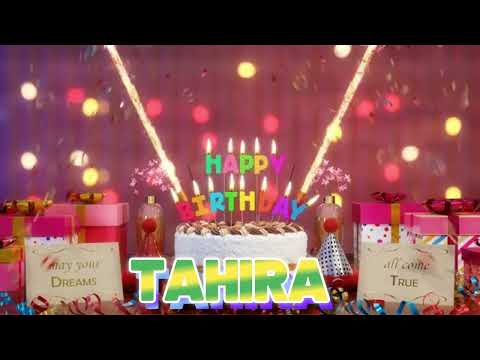 TAHIRA Happy Birthday Song with Names 🌟 Happy Birthday to You