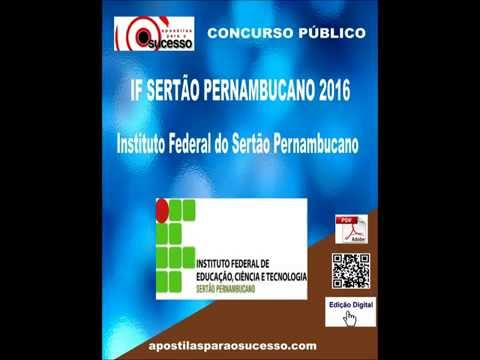 Apostila IF Sertão Pernambucano 2016 Administrador