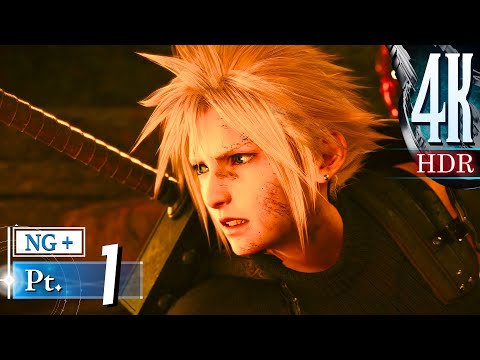 Final Fantasy 7 (VII) Rebirth PS5 Pro [4K/60fps HDR] (100%, HARD, Platinum) Part 1 - Chapter 1