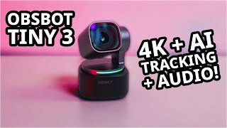 OBSBOT Tiny 3 | AI 4K Spatial Audio | Replaces Mic + Camera?