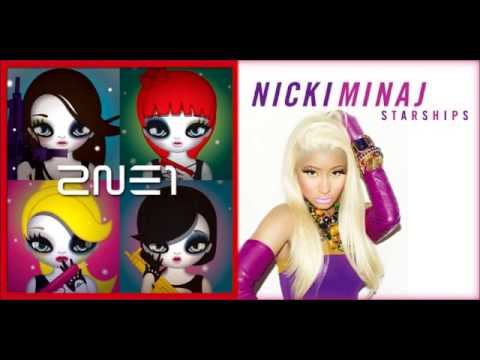Mash up 2NE1 vs Nicki Minaj - I Hate Starships