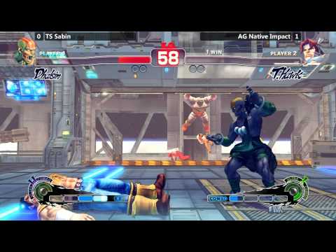 USF4 @ NLBC #130 - TS Sabin (Dhalsim) vs AG NativeImpact (T. Hawk) [720p/60fps]