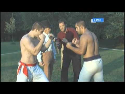 Bare-Knuckle fighting demo on WDRB for the 2012 JASNA Festival
