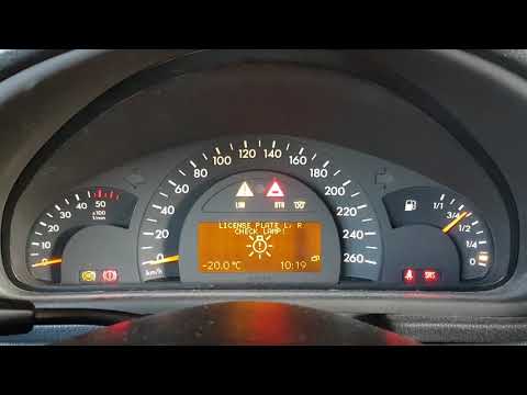 Mercedes-Benz c200 cdi w203 cold start -20°C