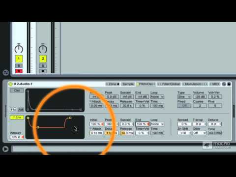 Live 8 203: Live's Sampler: Explored - 14 Turning a Vocal Into a Kick Drum