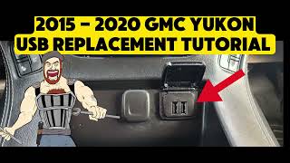 2015 - 2020 GMC YUKON USB PORT - CHARGING JACK REPLACEMENT TUTORIAL