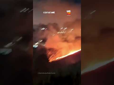 Rojão solto durante chá revelação causa incêndio na Bahia