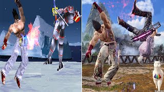 Tekken - Kazuya Mishima 10 Hit Combo Evolution ( 4K 60FPS ) 1994 - 2024