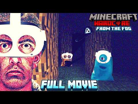 3 Idiots Survive 100 Days From The Fog in VR Minecraft [FULL MOVIE]