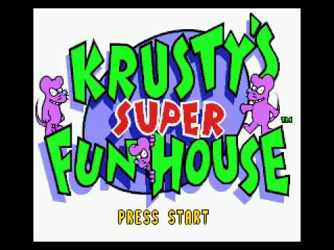 Krusty's Super Fun House Megadrive