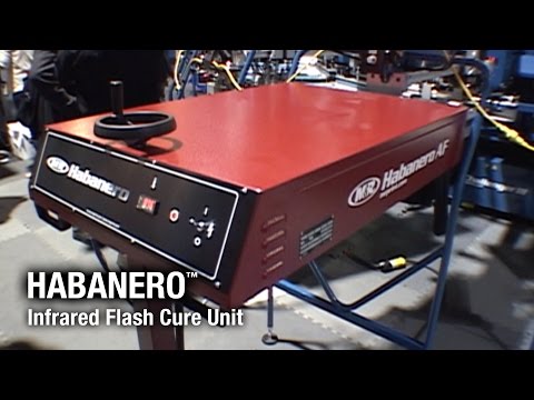 Habanero AF Infrared Flash Cure Unit - M&R Screen Printing Equipment - Flash Dryer