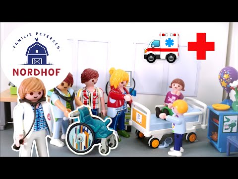 PLAYMOBIL Film Familie Petersen - Nordhof Folge 16 👨‍⚕️🏥" Im Krankenhaus"