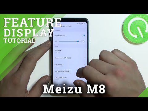 MEIZU M8 – How to Find & Manage Display Settings