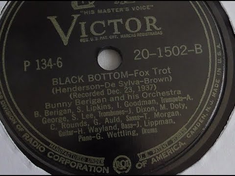 Bunny Berigan & Orchestra "Black Bottom" RCA Victor 20-1502 (1937)