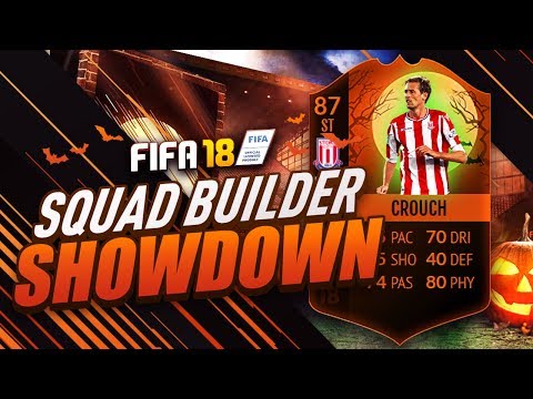 🎃👻 HALLOWEEN SPECIAL SQUAD BUILDER SHOWDOWN! INSANE PETER CROUCH BOOSTED CARD! FIFA 18 ULTIMATE TEAM