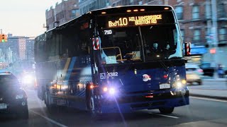2021 Prevost X3-45 #1382 on the BxM10 at Morris Park Avenue and Adams Street