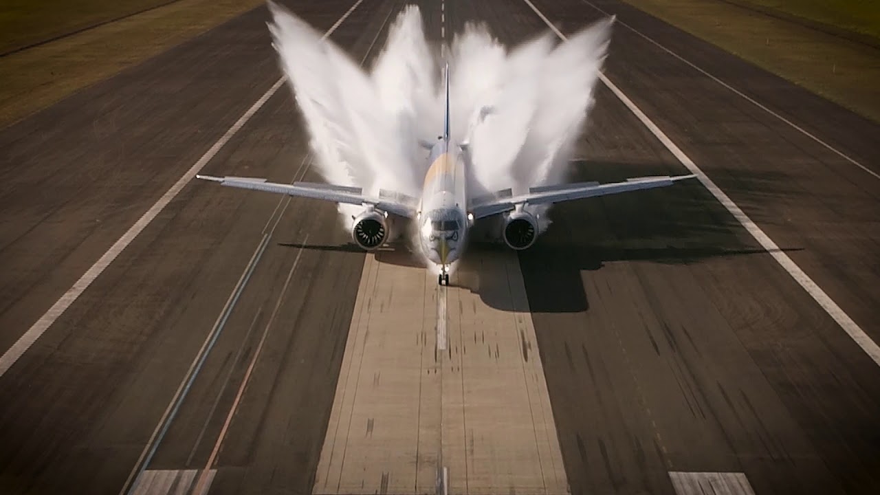 Resultado de imagen para Embraer E195-E2 spray-test