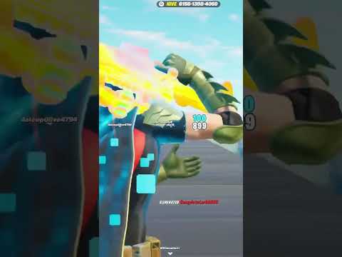 OP Rainbow sniper in 1v1 with every gun #fortnite @hivecr8