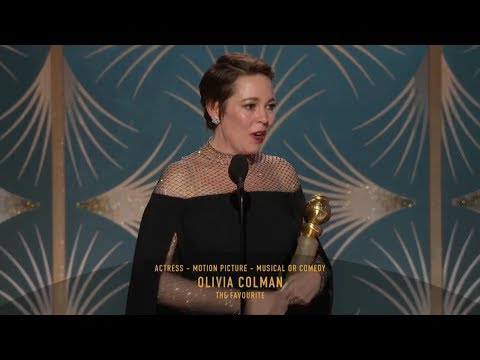 [HD] Olivia Colman Wins Best Actress | 2019 Golden Globes