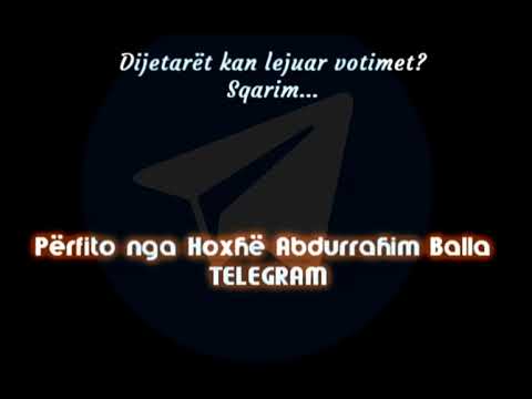 20. Disa thojnë Dijetarët kan lejuar votimet? [Sqarim i qartê] - AbduRrahim Balla.