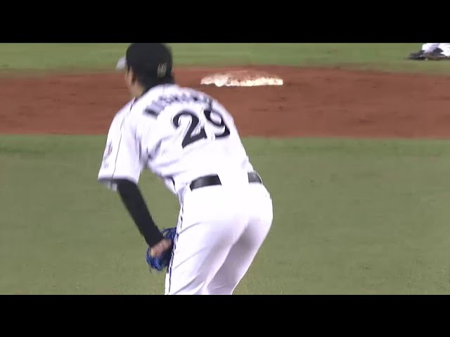 9回表 マリーンズ・西野 思わずガックリ!? スワローズ・雄平に本人も驚くホームラン打たれる... 2014/5/21 M-S