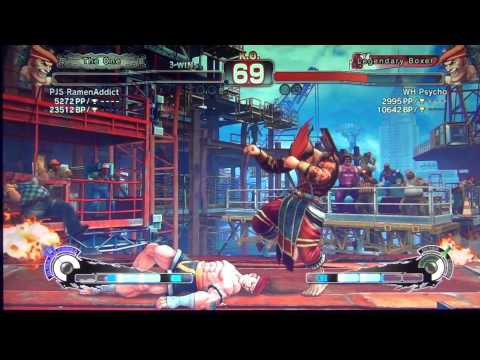 SSF4 Endless Battle - WH Psycho (Adon) Vs PJS RamenAddict (Adon)