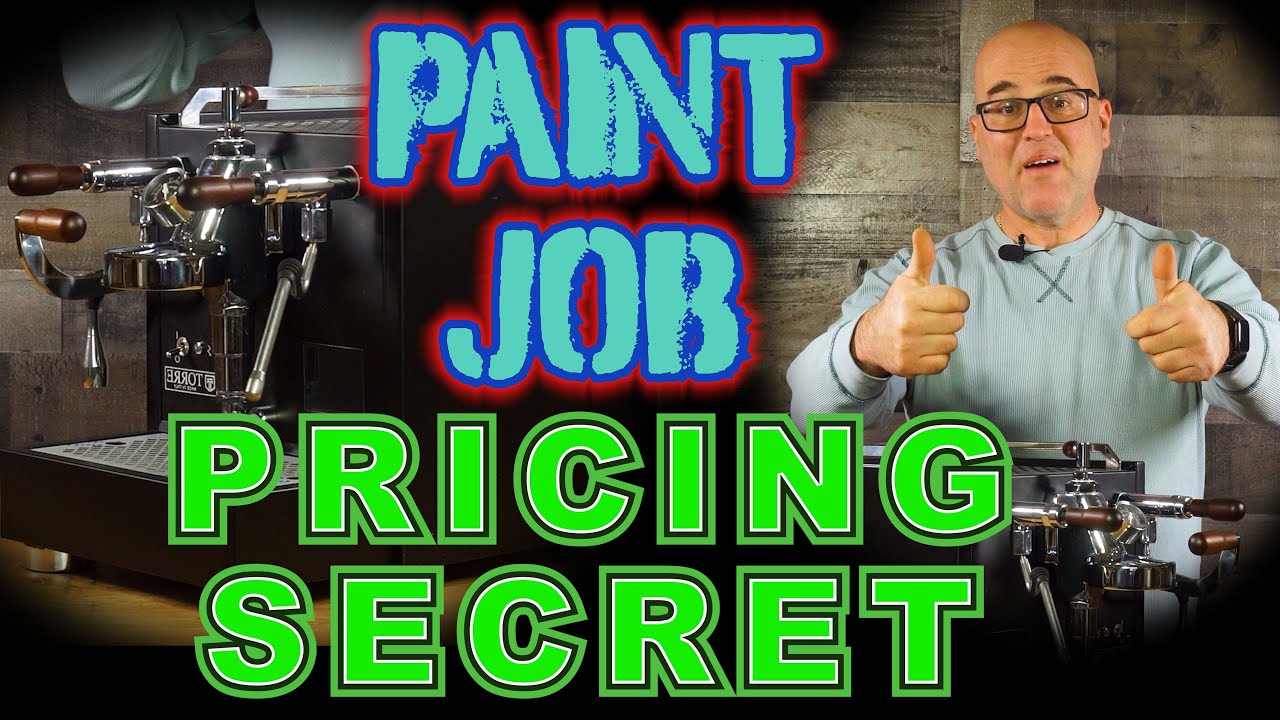 Espresso Machine Paint Job Pricing Secret