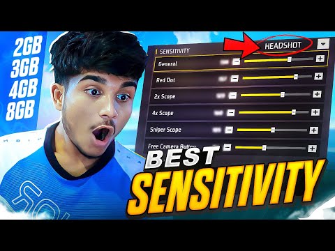 FREE FIRE BEST SENSITIVITY For 2GB,3GB,4GB All Phones ☠️⚙️ || Pro Secret HEADSHOT SETTINGS