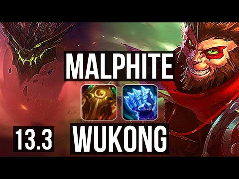 MALPHITE vs WUKONG (TOP) | 4/1/5, Rank 9 Malph | KR Grandmaster | 13.3