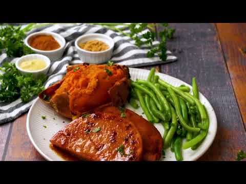 Maple Glazed Ham Steaks