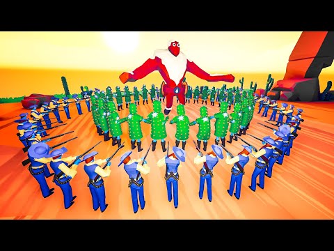 TABS - Is the Wild West Faction OVERPOWERED?! - Totally Accurate Battle Simulator