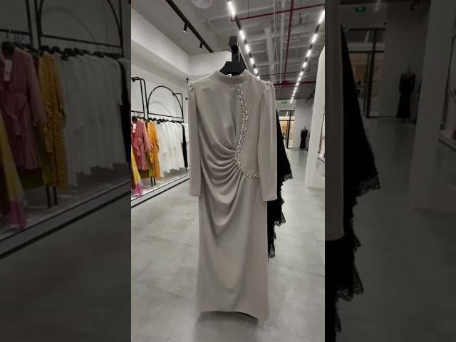 فستان سهرة - بيج