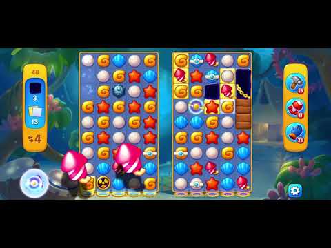 Fishdom Gameplay Atlantis Cup Stage 46 No Boosters