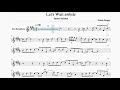 "Let's Wait Awhile" - 🎷 Alto Sax Transcription - Music Sheet || Janet Jackson - Sax Nelson Rangell