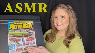 ASMR PAGE TURNING AUTABUY MAGAZINE | GUM CHEWING & WHISPERS FOR SLEEP & RELAXATION 