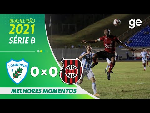 Gols e lances de Londrina x Brasil de Pelotas