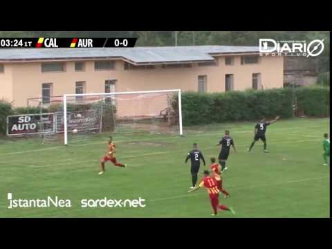 Il gol di Del Soldato (4’) - Calangianus-Atletico Uri 1-1 - Giornata 1 - ECCELLENZA SARDEGNA 2016-17