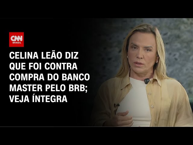 Sempre fui contra a compra do Banco Master pelo BRB, diz governadora do DF | BASTIDORES CNN