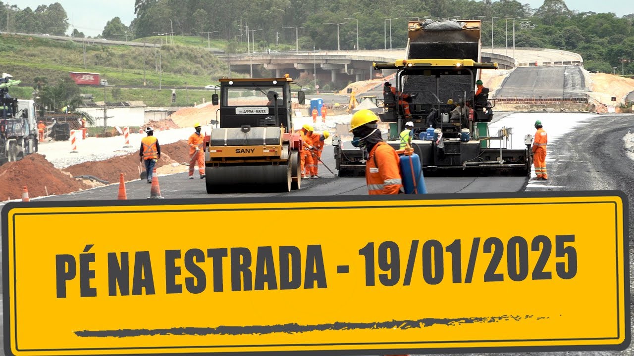 Retomada das obras do Rodoanel e motoristas bem remunerados