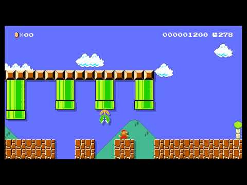 SMB-The Lost Levels World D-2 by Meggy - SUPER MARIO MAKER - NO COMMENTARY 1bf