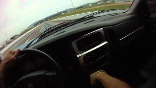 preview picture of video '2004 Dodge Ram SRT-10 1/4 mile drag racing in car video #2'