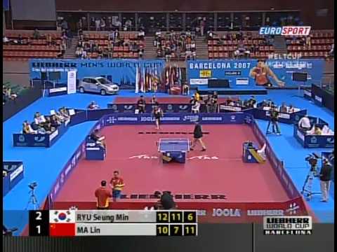 Ryu Seung Min (KOR) vs Ma Lin (CHN)