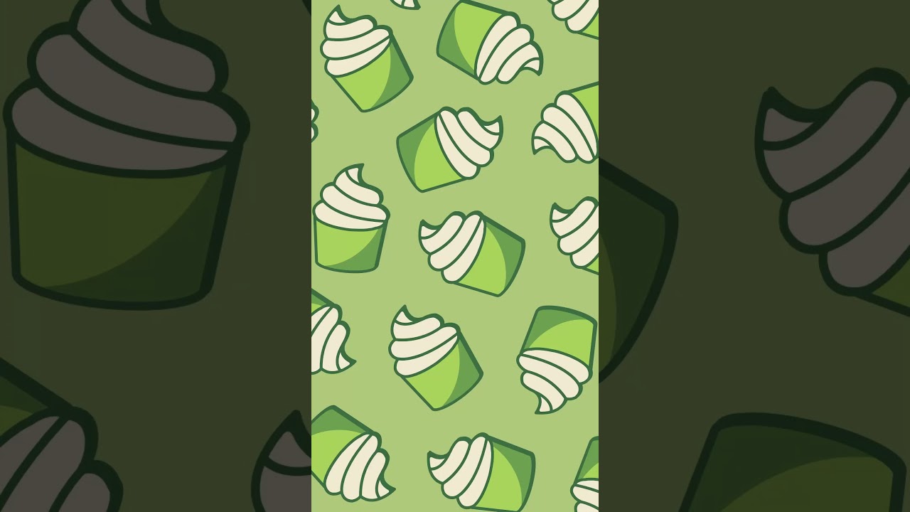 cupcake pattern backgrounds #beforeafter #vectorart #cartoon #graphicdesign