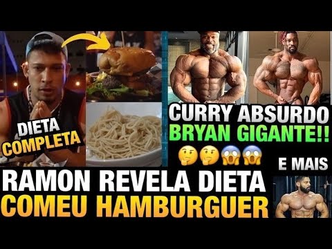 RAMON COME HAMBURGUER E MACARRÃO (DIETA ATUAL) - CURRY APARECE ABSURDO - BRYAN JONES ENORME E MAIS