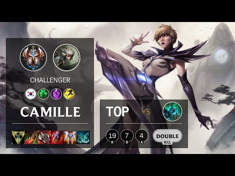 Camille Top vs Hecarim - KR Challenger Patch 10.14