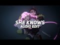 she knows - ne-yo ft.juicy j [edit audio] || reverb