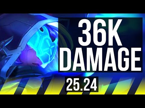 ASHE & Seraphine vs LUCIAN & Braum (ADC) | 36K damage | KR Challenger | 25.24