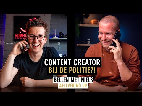 Content Creator bij de Politie?! - met NIELS DE KEMP | ☎️ BELLEN MET ROBIN | Afl. 9